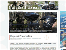Tablet Screenshot of es-paintball.com